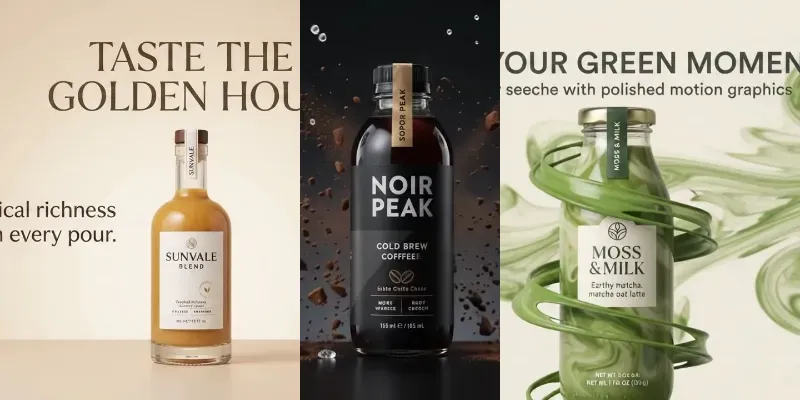 Luxury Drink Commercial Ad Frameworks