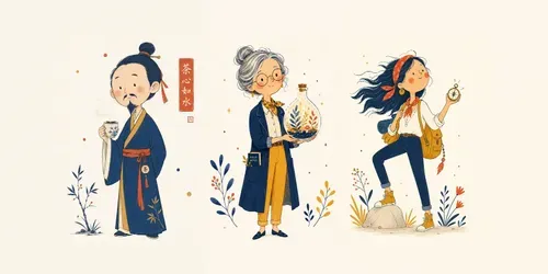 Whimsical Minimalist Ink Palettes generated by chatgpt-image