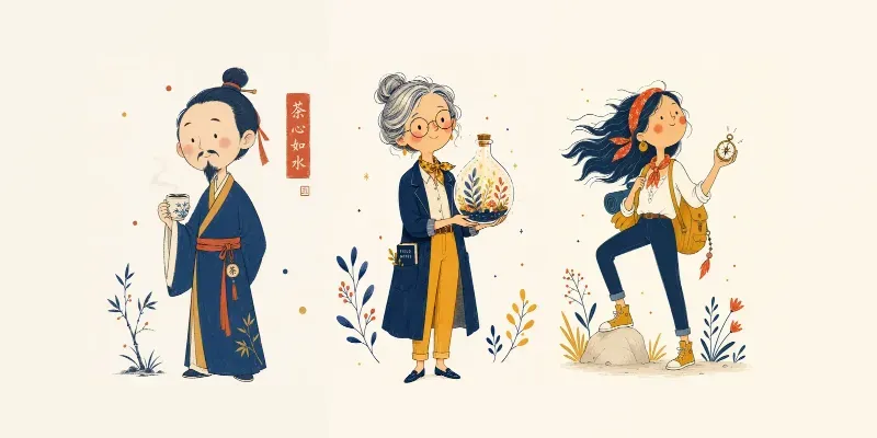 Whimsical Minimalist Ink Palettes generated by undefined