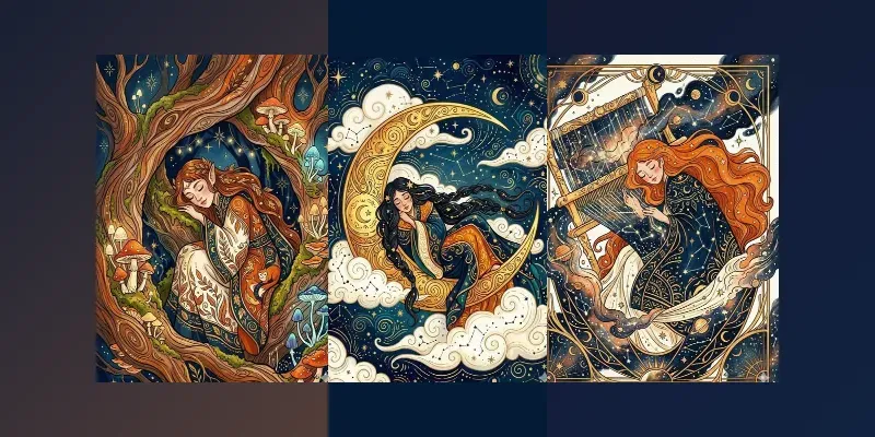 Fairytale Gouache Storybook Characters generated by undefined