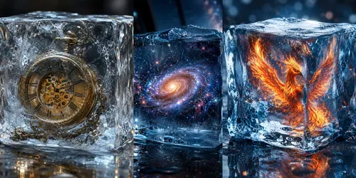Frozen Wonders Hyperrealistic Objects generated by chatgpt-image