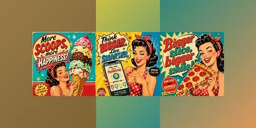 Retro Pop Art Posters generated by chatgpt-image