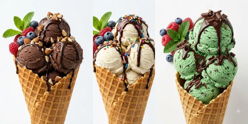 3D Commercial Style Product Shots Of Ice generated by undefined