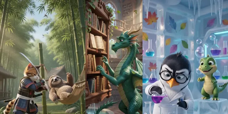 Funny Cartoon Story Video Generator generated by undefined