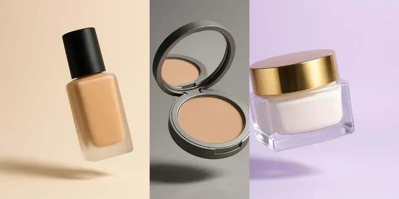 Minimal Floating Cosmetics Ads generated by undefined