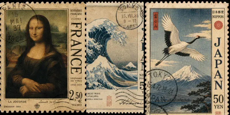 Vintage Poster Stamp Generator generated by undefined