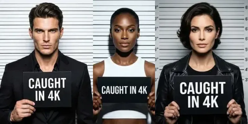 Photorealistic Fashion Mugshot Portraits generated by undefined