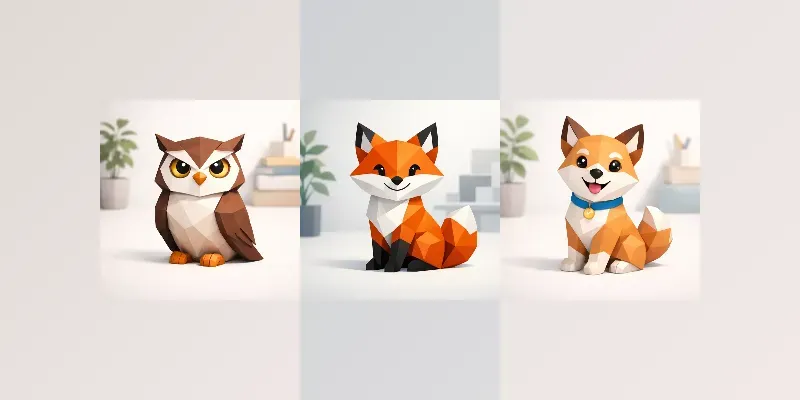 Low Poly Animal Mascot Generator generated by undefined