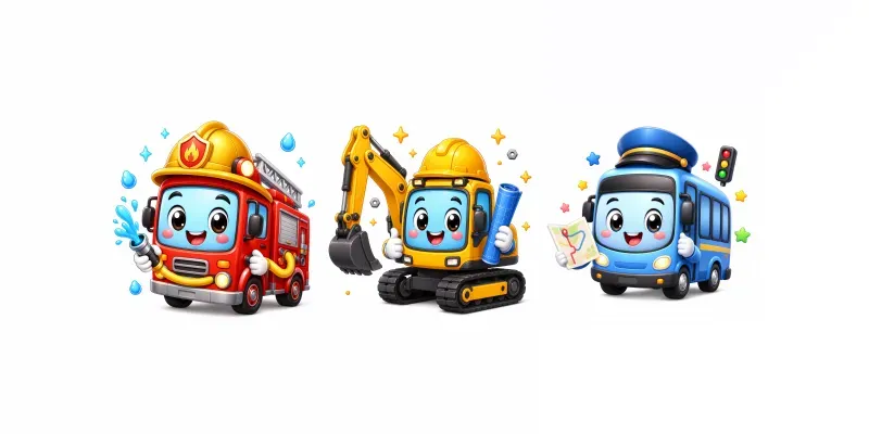 Cute Vehicle Character Creators generated by undefined