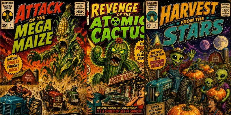 Retro Scifi Comic Covers generated by undefined