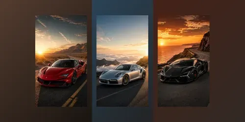 Luxury Sports Car Wallpapers generated by chatgpt-image