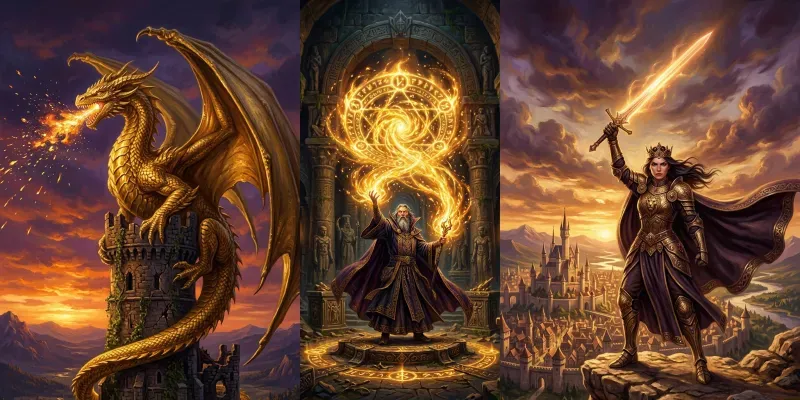 Fantasy Book Cover Art Generator generated by undefined