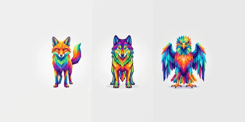 Poly Animal Icon Generator generated by undefined