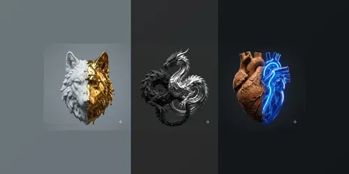 Material Metamorphoses generated by gemini-image
