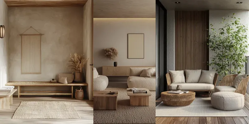 Japandi Minimalist Interiors generated by undefined