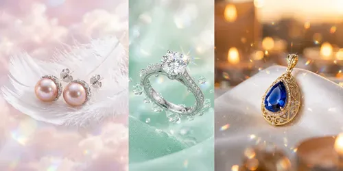 Ethereal Essence Luxury Jewelry generated by gemini-image