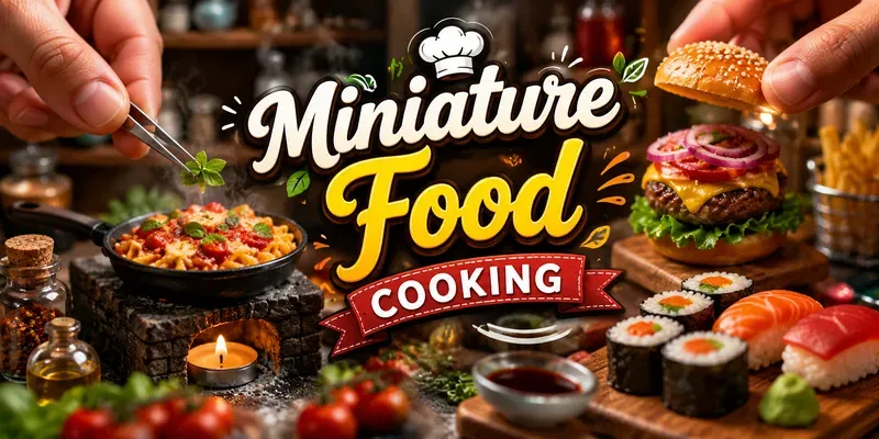 Miniature Food Cookings generated by undefined