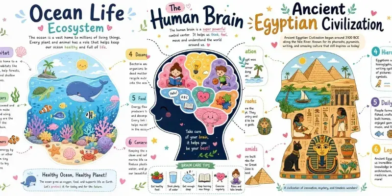 Cute Educational Infographic Creators generated by undefined