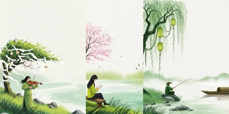 Oriental Ink Landscapes generated by undefined