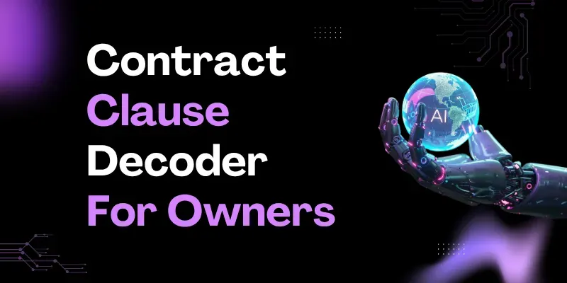 Contract Clause Decoder For Owners generated by undefined