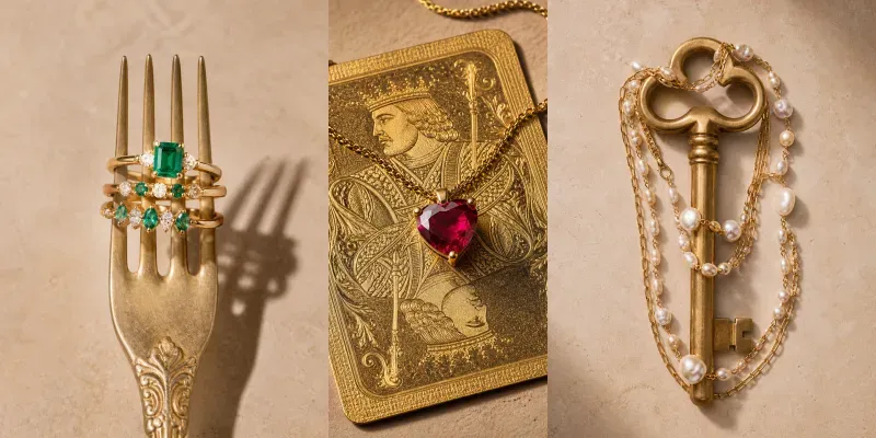 Jewellery On Unexpected Objects generated by undefined