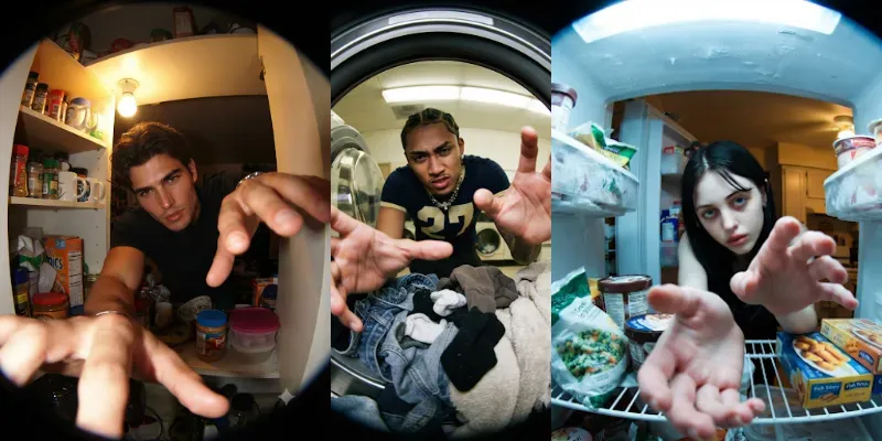 Pov Fridge Camera Portraits generated by undefined