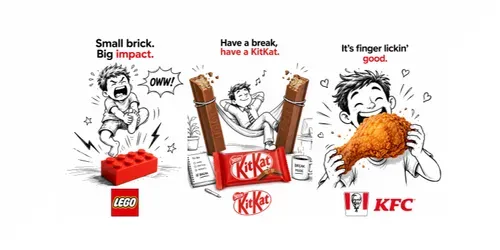Doodle Product Ads generated by chatgpt-image