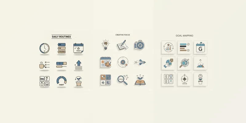 Minimal Planner Icon Clipart generated by undefined