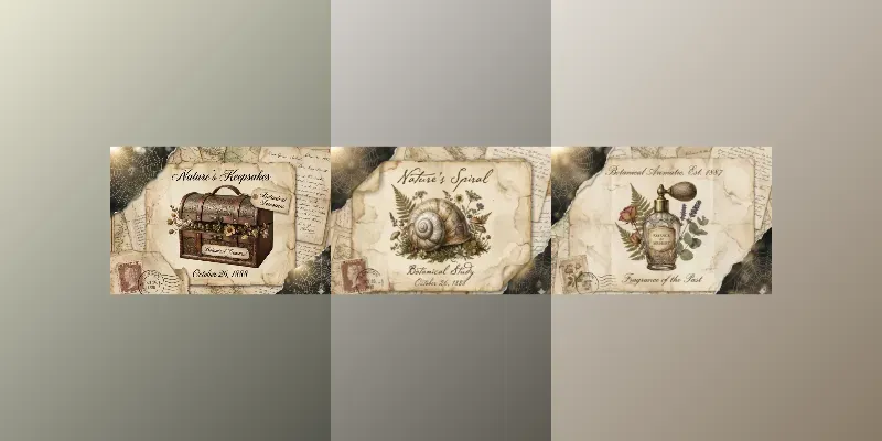 Treasures Of Nature Junk Journal Pages generated by undefined