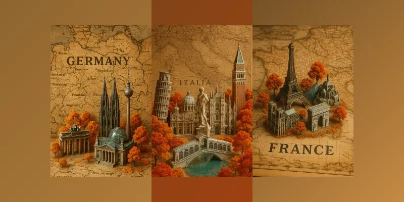 3d Landmarks Map Generator generated by undefined