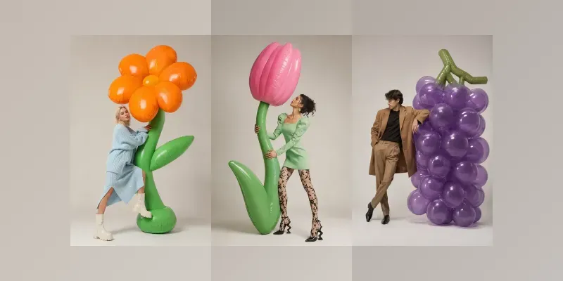 Inflatable Fashion Fantasy Editorials generated by undefined