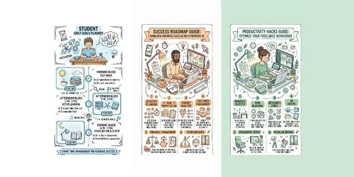 Clean Infographics generated by gemini-image