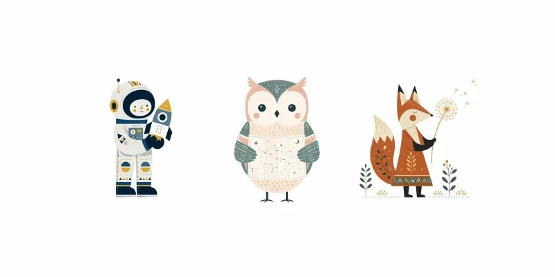 Scandinavian Minimal Folk Art Generator generated by undefined