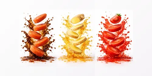 Midair Food Action Photography generated by chatgpt-image