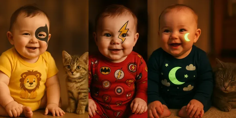 Baby Portraits Animal Companions generated by undefined