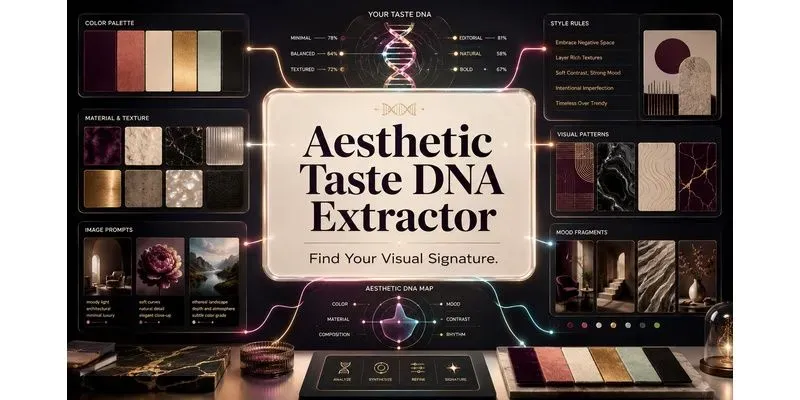 Aesthetic Taste Dna Extractor generated by undefined