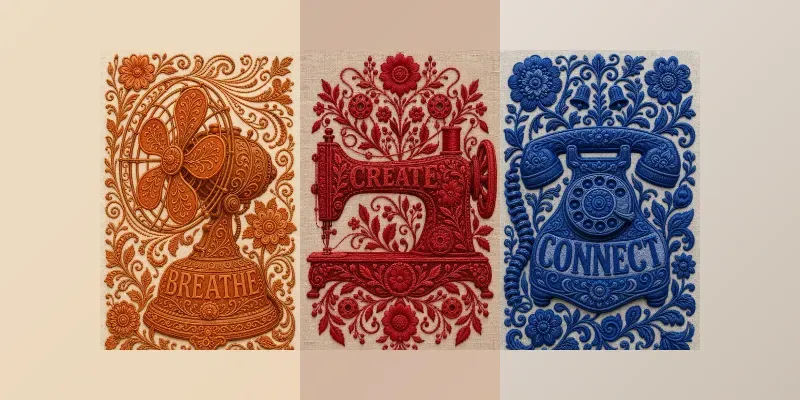 Mechanical Folk Embroideries