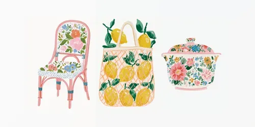Painted Italian Summer Clipart generated by midjourney