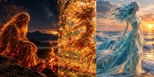 Oceans Living Forms generated by chatgpt-image