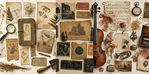 Vintage Ephemera Collage Kits generated by chatgpt-image