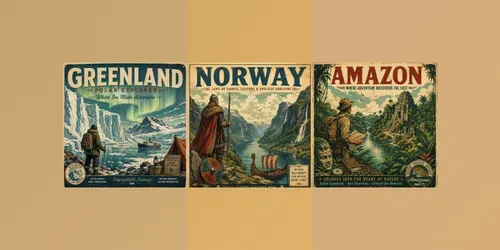 Vintage Travel Posters generated by chatgpt-image
