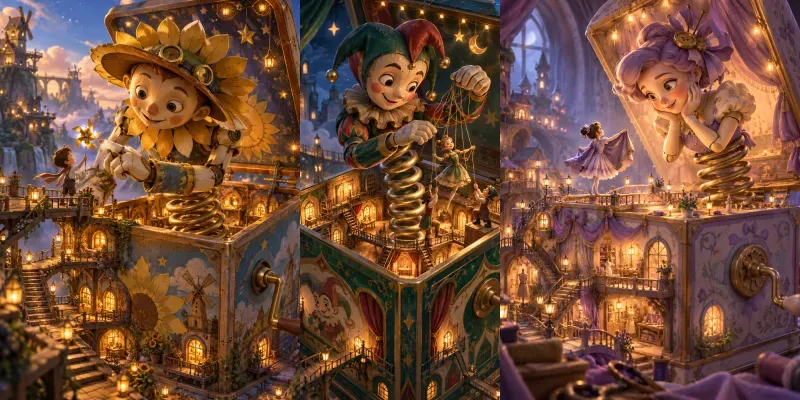 3D Storybook Jackinthebox Worlds