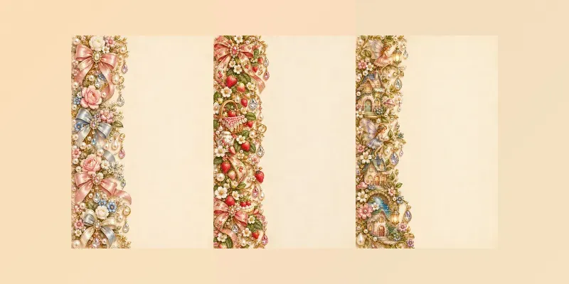 Luxury Pearl Crystal Stationery