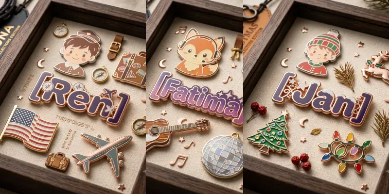 Luxury Enamel Pin Collection Showcases generated by undefined