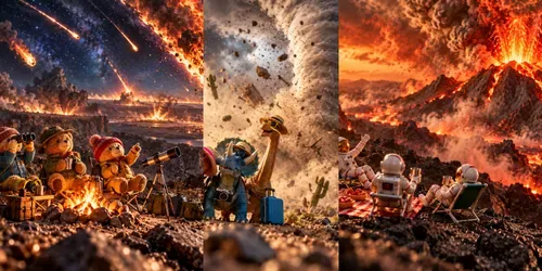 Disaster Tourism For Toys generated by chatgpt-image