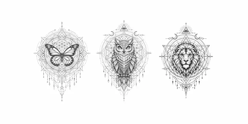 Sacred Geometry Animal Generator generated by undefined