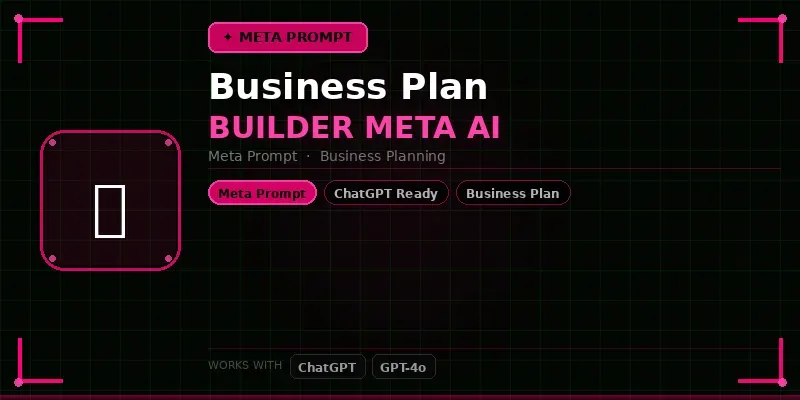 Business Plan Builder Meta Ai generated by undefined