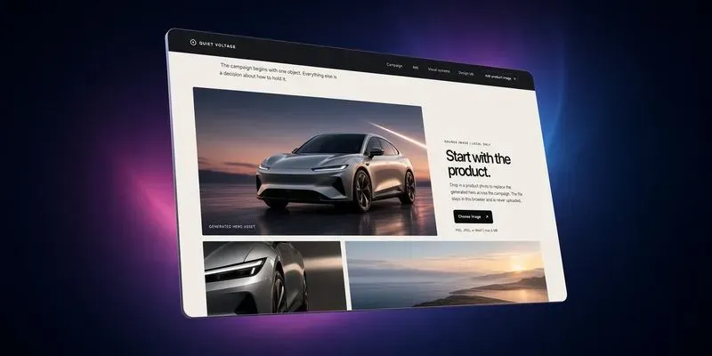 Instant Product Ad Campaign Builder