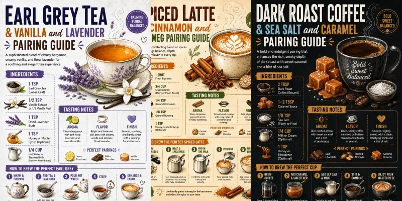 Artisan Beverage Pairing Menu Guide Pods generated by undefined