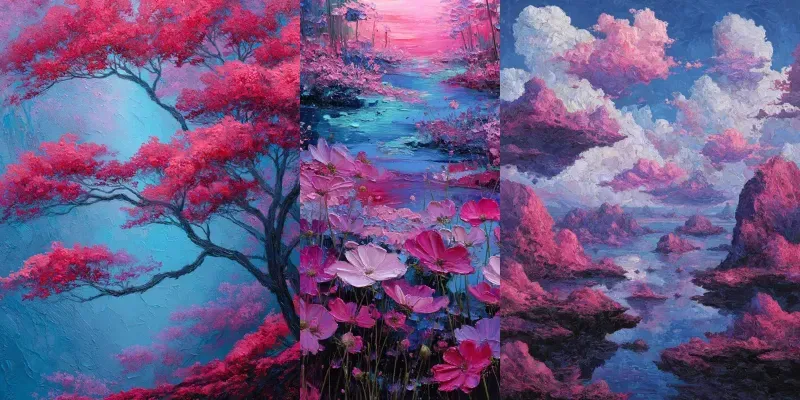 Surreal Oil Paintings generated by undefined